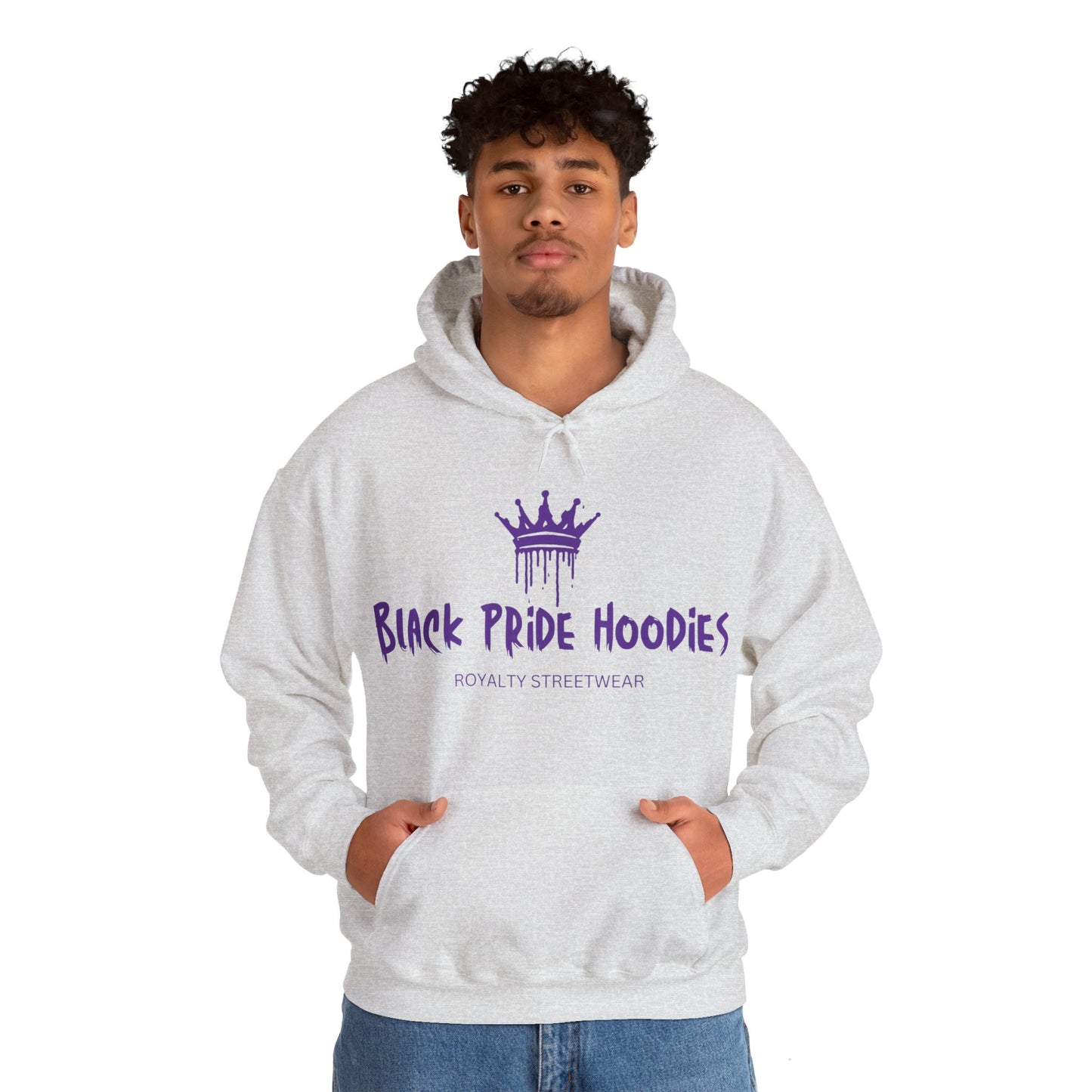 Black Pride Hoodies v2 in purple, Hoodie