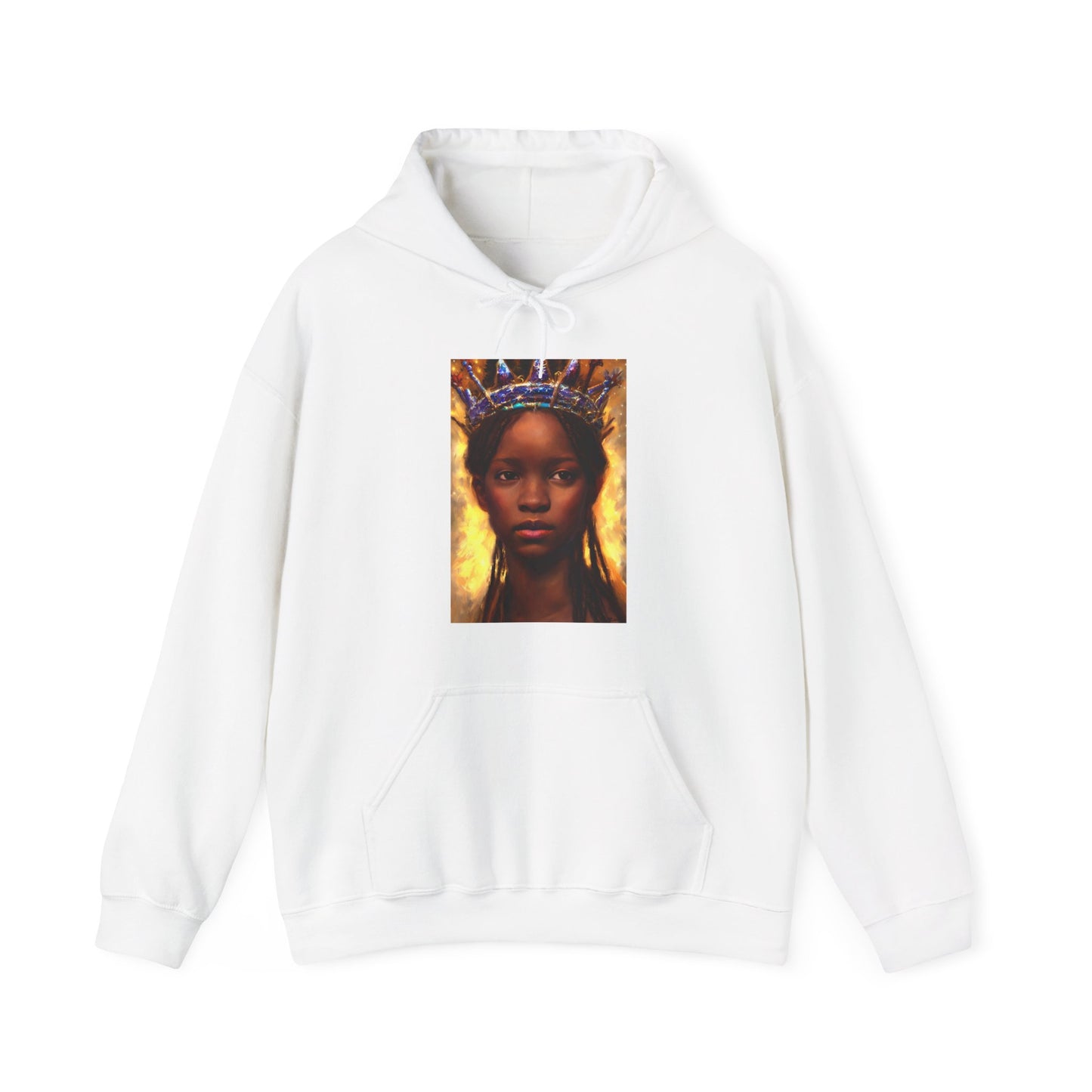Portrait of a young Black Queen, Hoodie