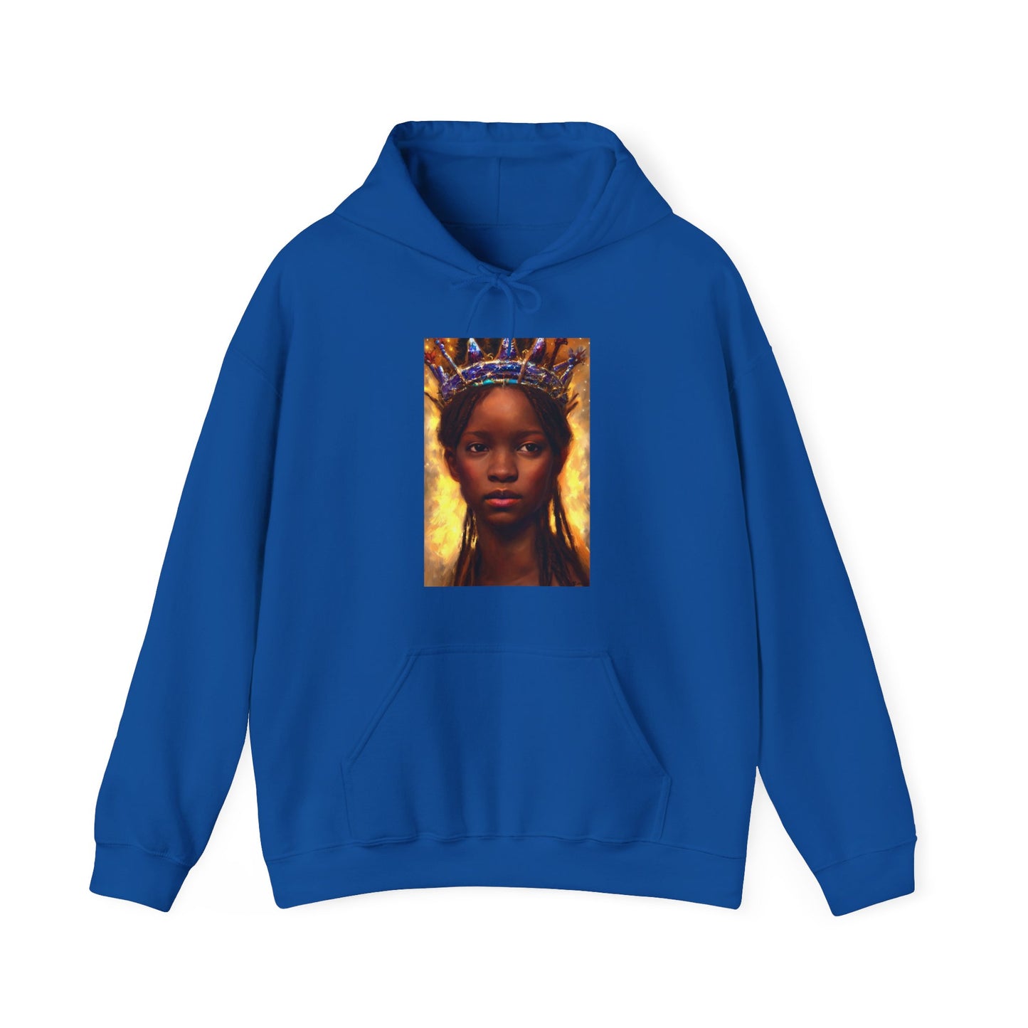 Portrait of a young Black Queen, Hoodie