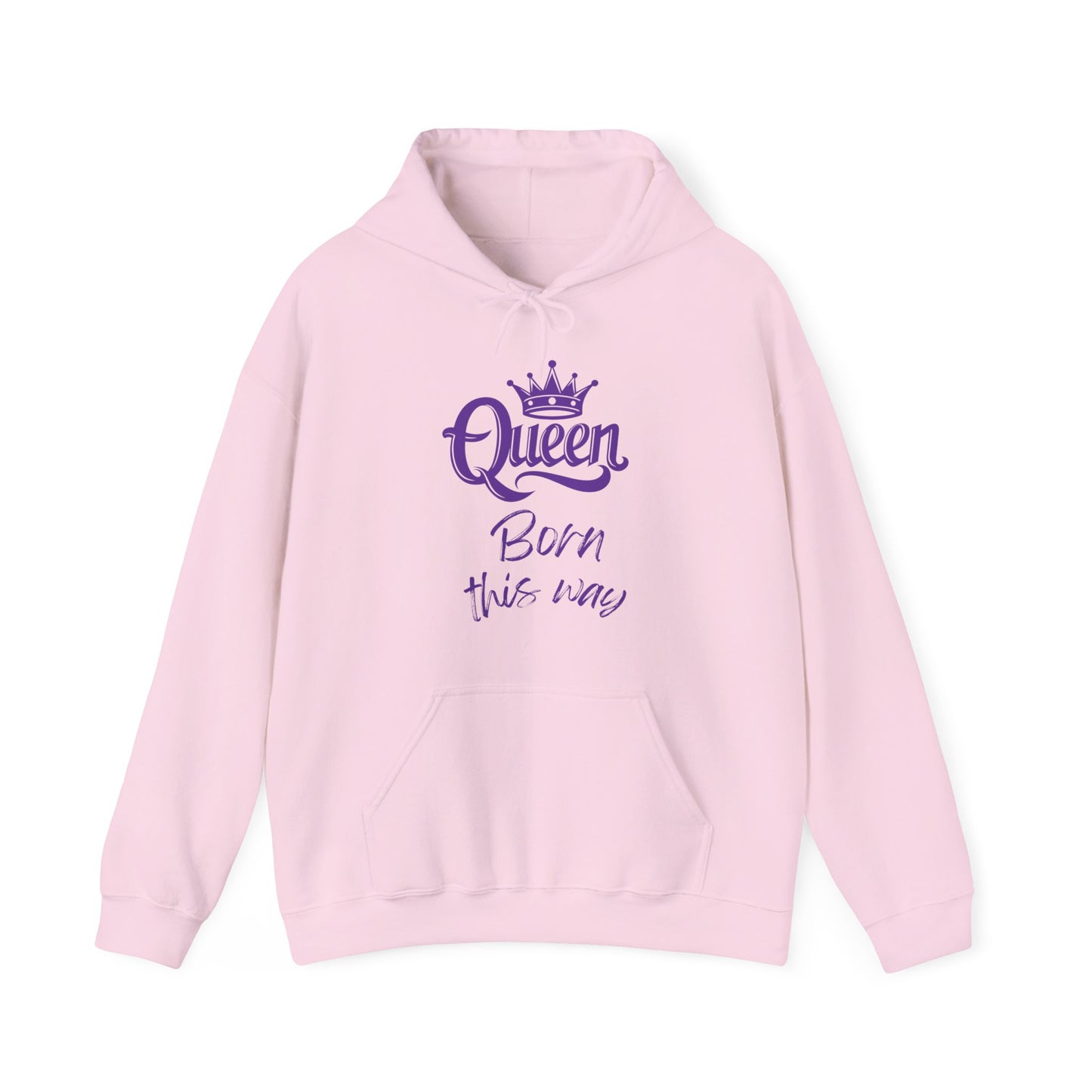 Queen-Born This Way, purple text, Hoodie