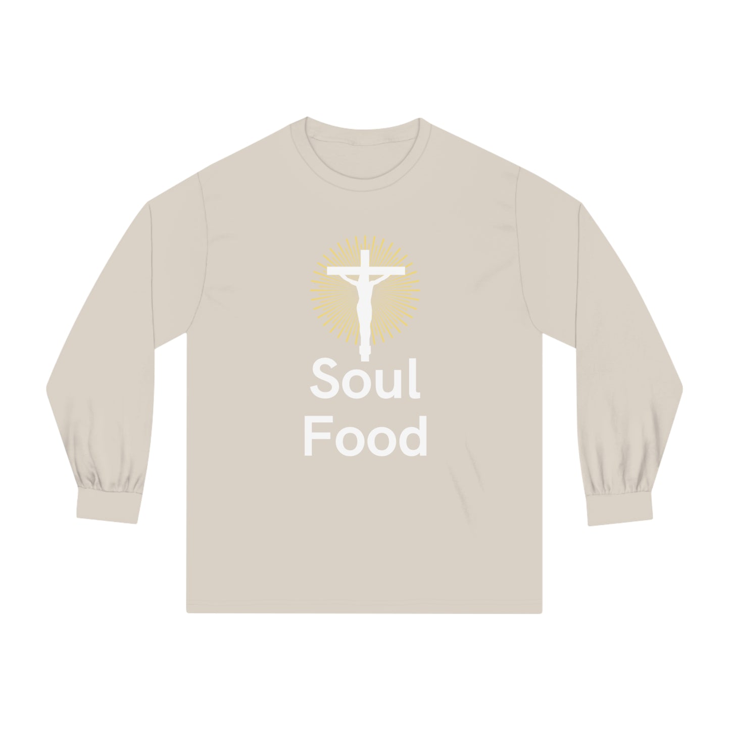 Soul Food, white text, Long Sleeve T-Shirt