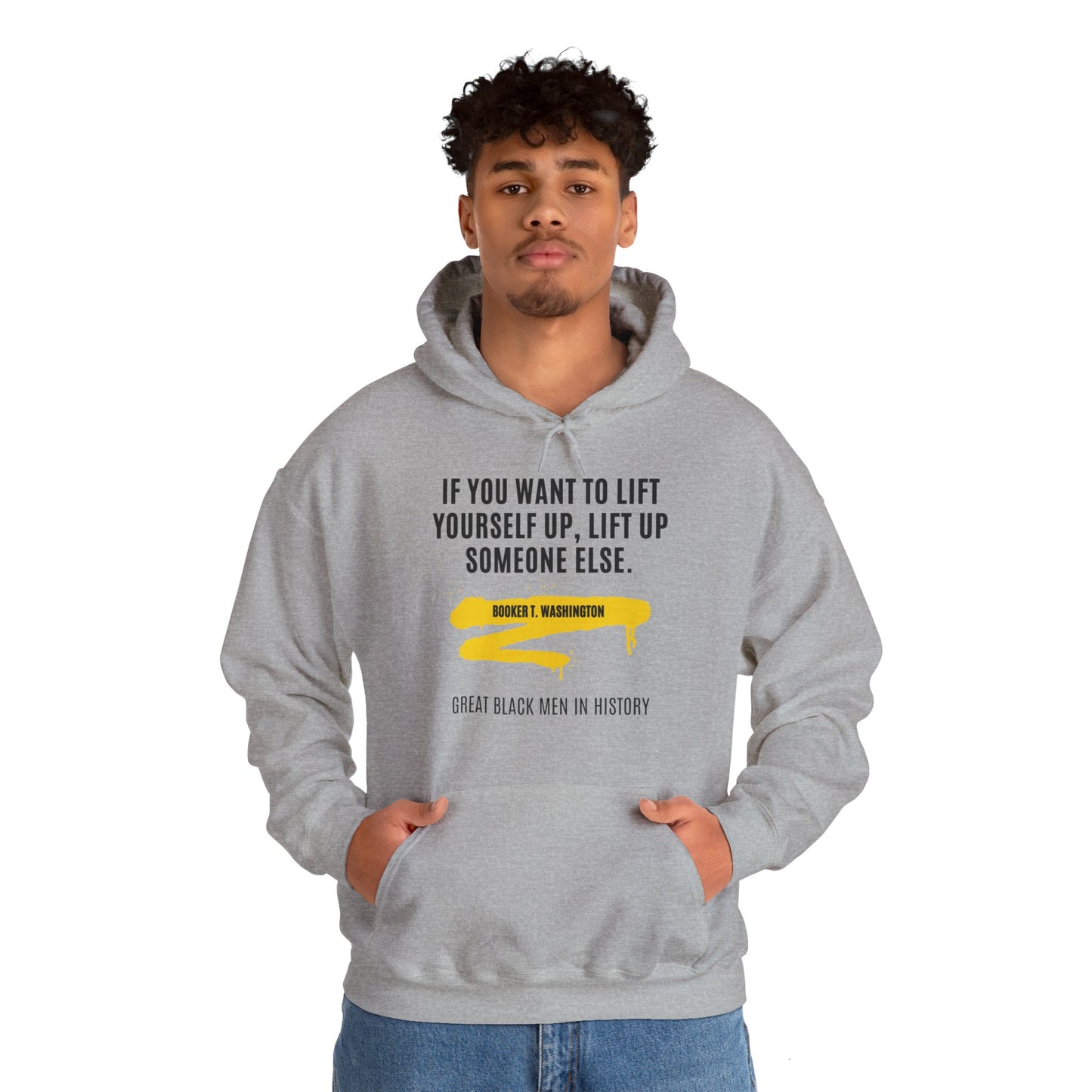 Booker T. Washington quote, Hoodie