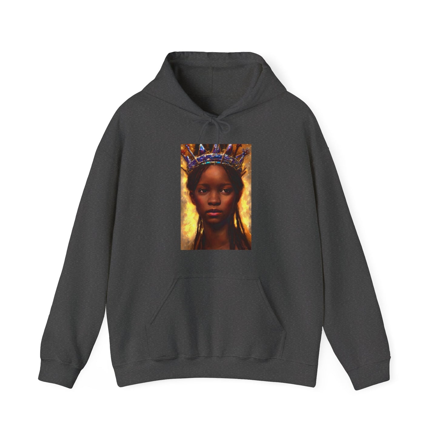 Portrait of a young Black Queen, Hoodie
