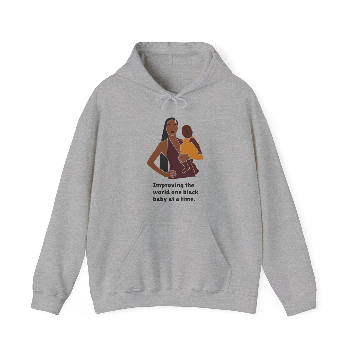 Improving The World One Black Baby At A Time v2, Hoodie