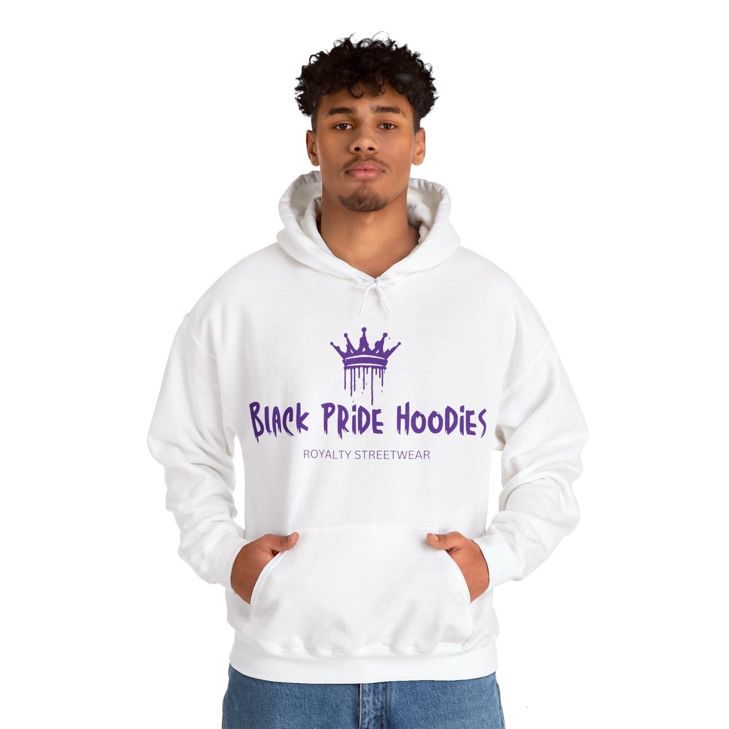 Black Pride Hoodies v2 in purple, Hoodie