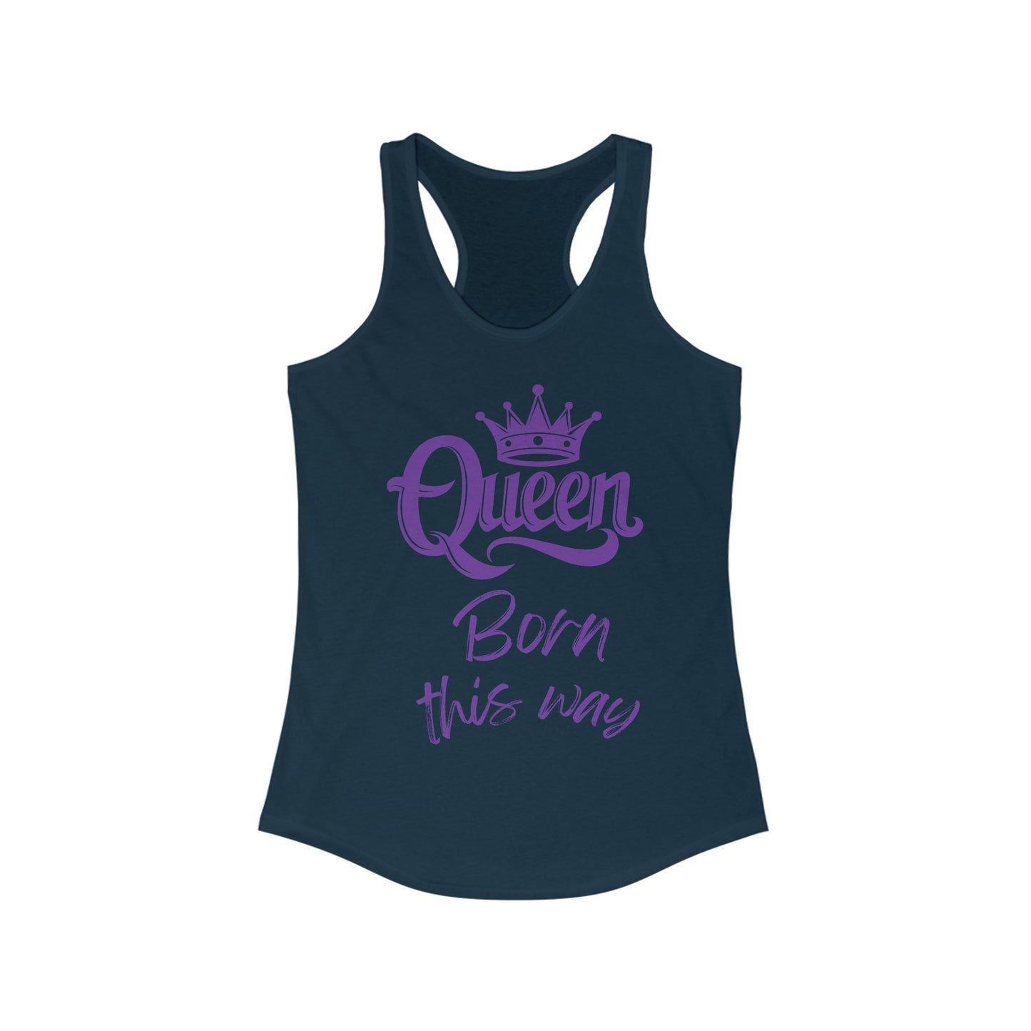 Queen, Born This Way, v5, Women's Ideal Racerback Tank Top