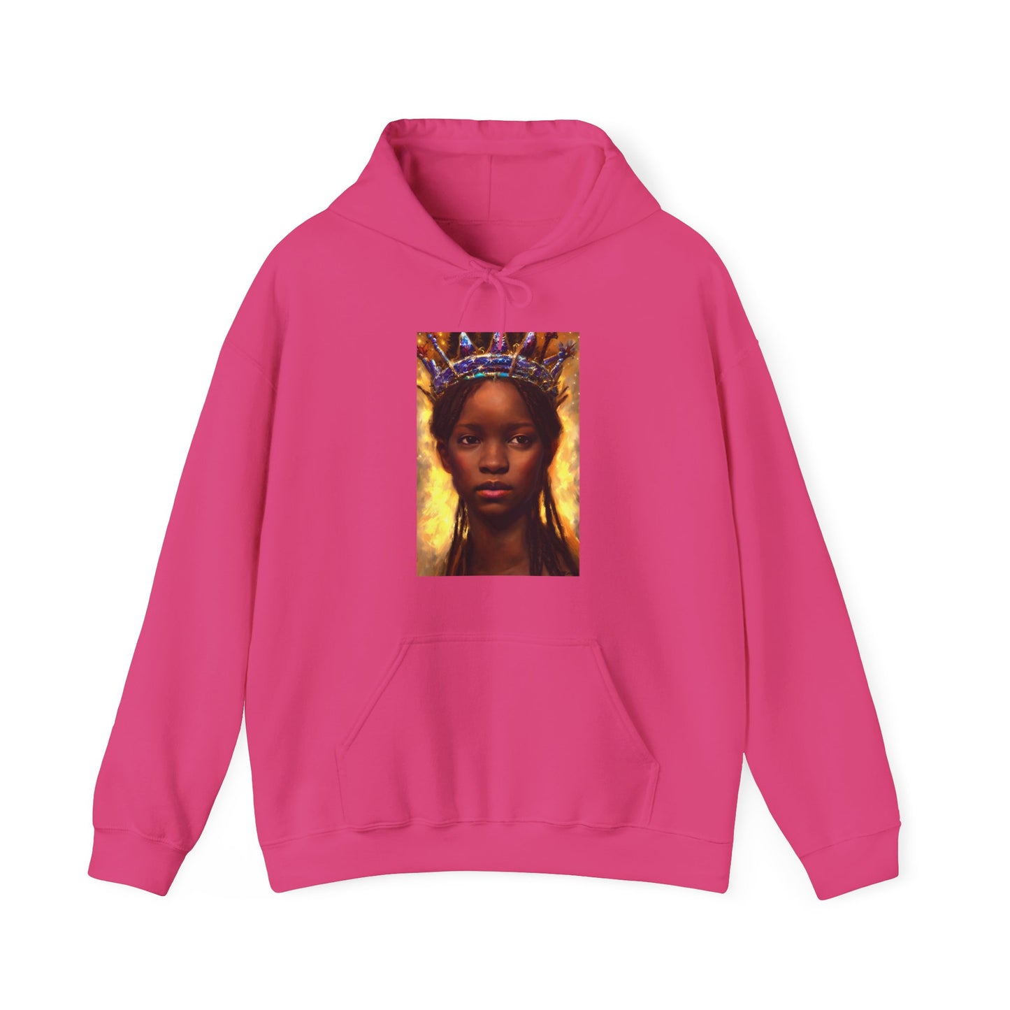 Portrait of a young Black Queen, Hoodie