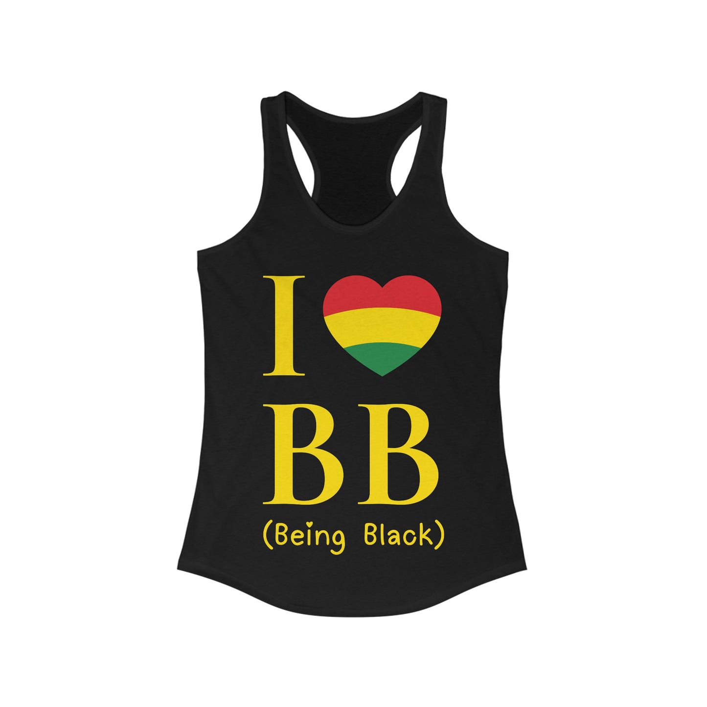 I Heart Being Black, Women's Ideal Racerback Tank