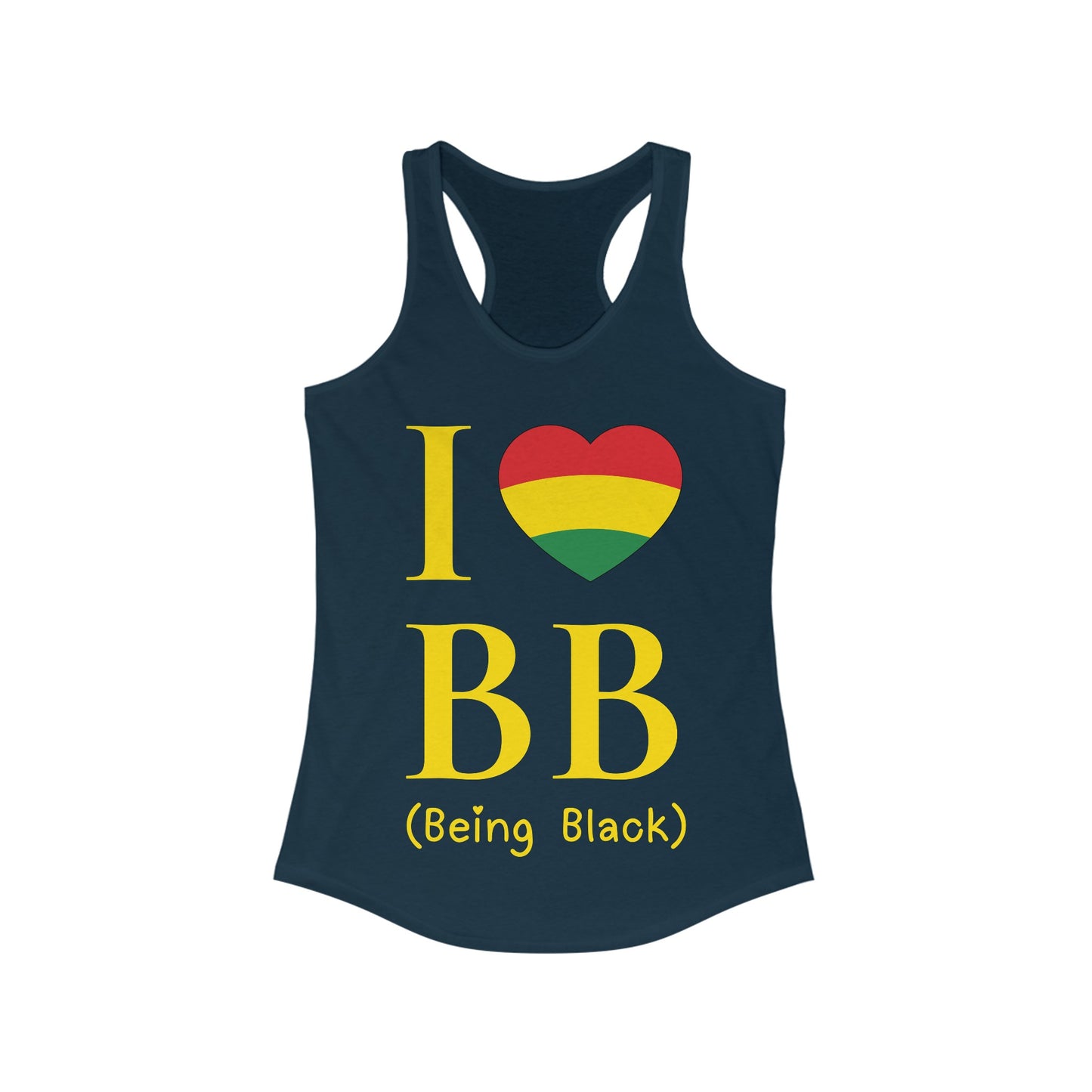 I Heart Being Black, Women's Ideal Racerback Tank