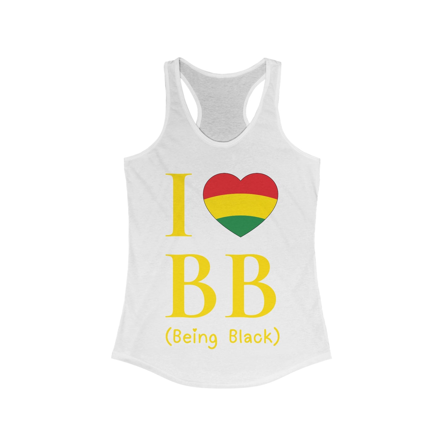 I Heart Being Black, Women's Ideal Racerback Tank