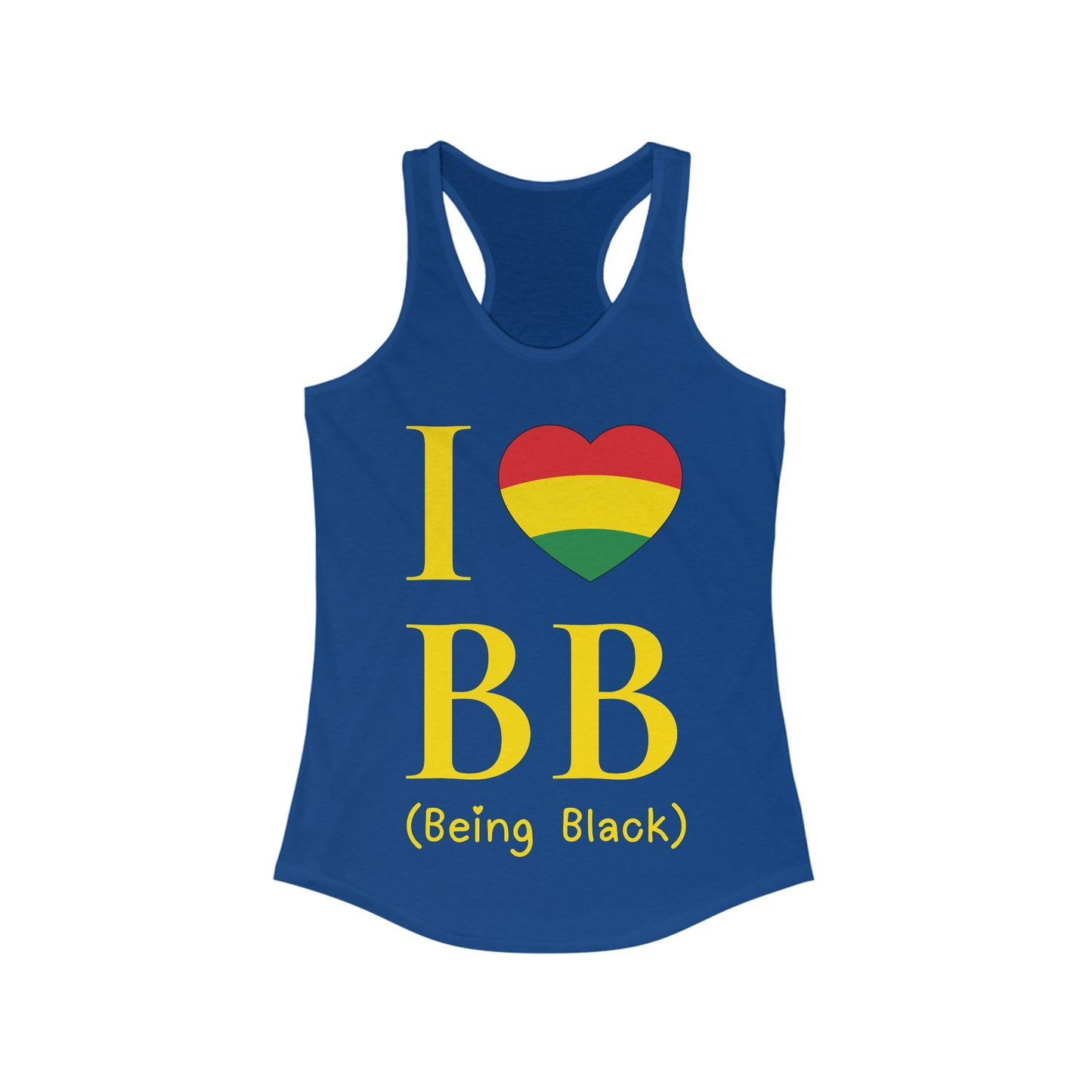I Heart Being Black, Women's Ideal Racerback Tank