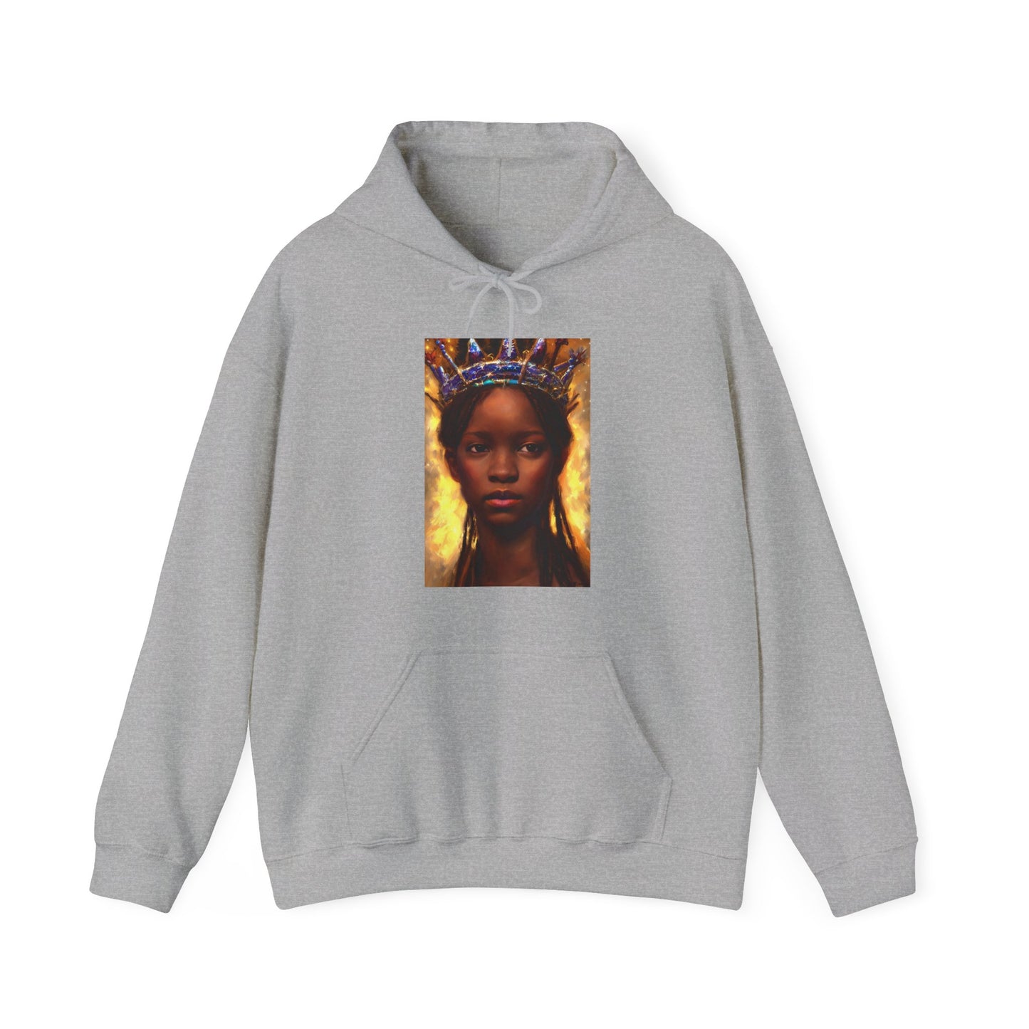 Portrait of a young Black Queen, Hoodie