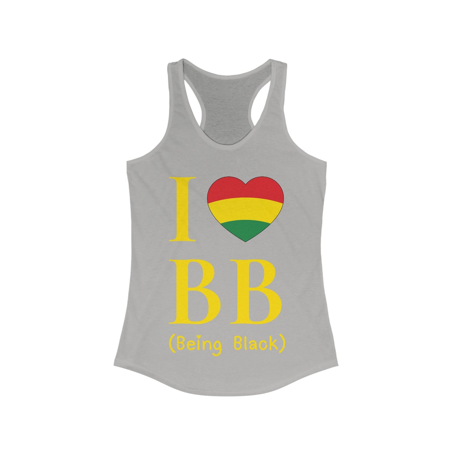 I Heart Being Black, Women's Ideal Racerback Tank