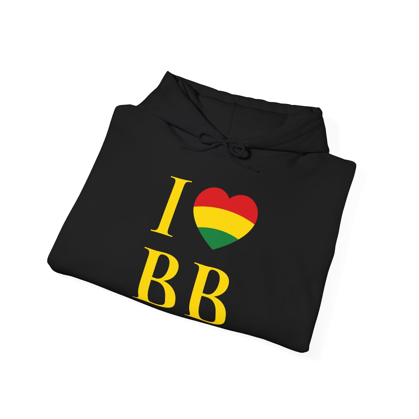 I Heart Being Black, gold text, Hoodie