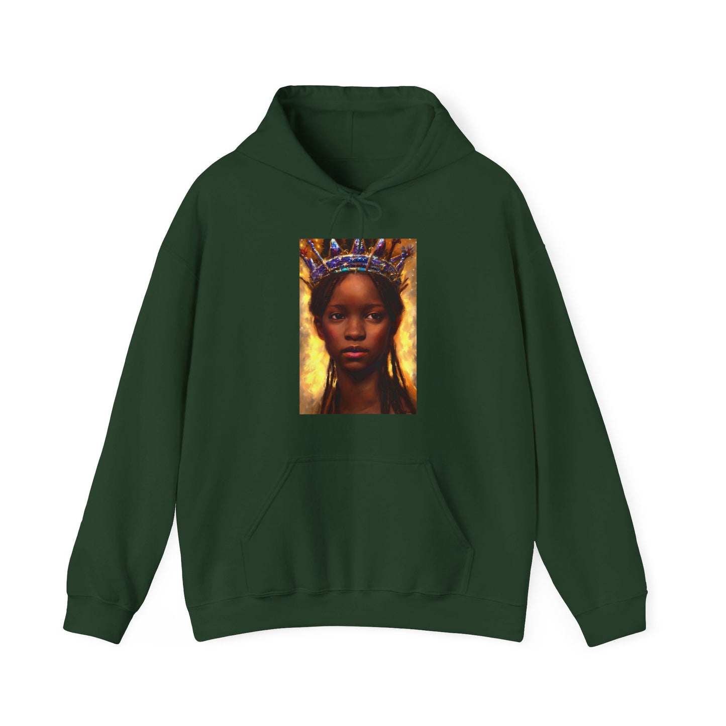 Portrait of a young Black Queen, Hoodie