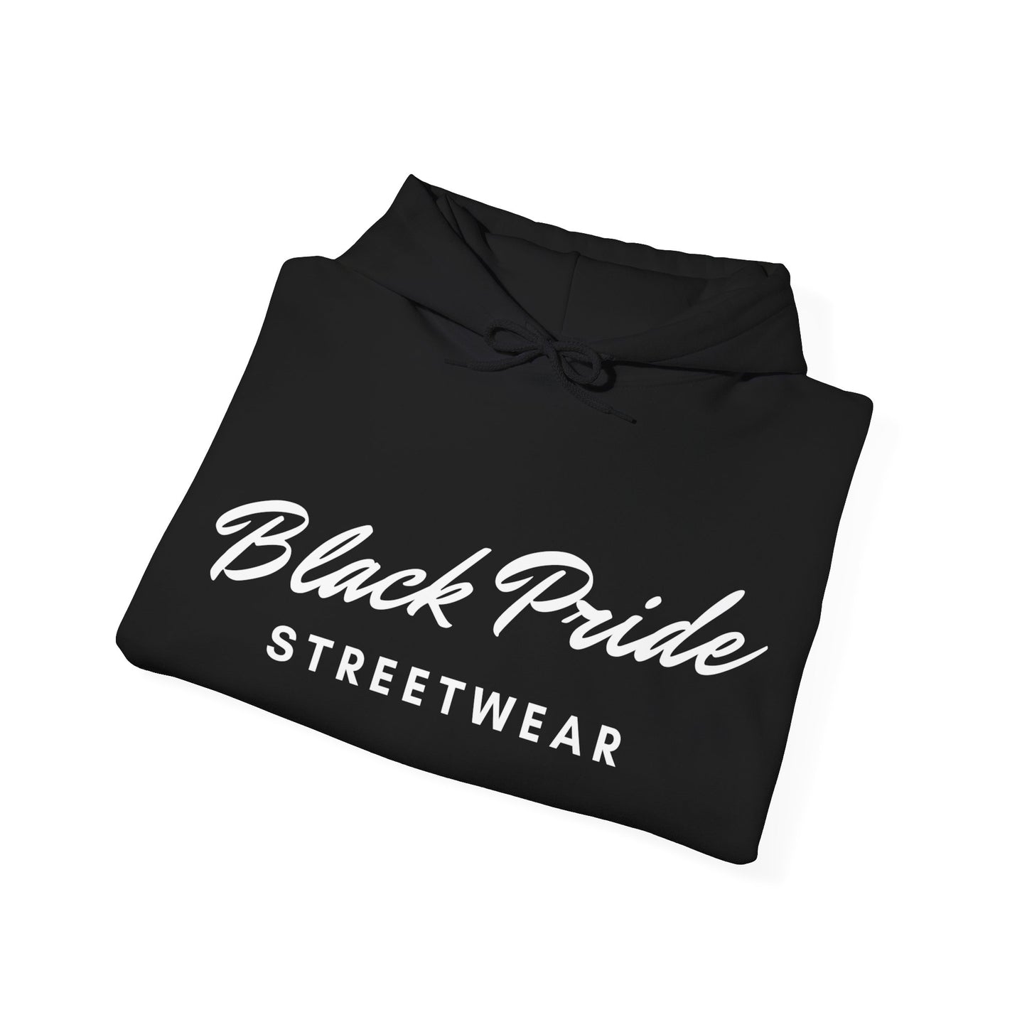 Black Pride Streetwear, white text, Hoodie