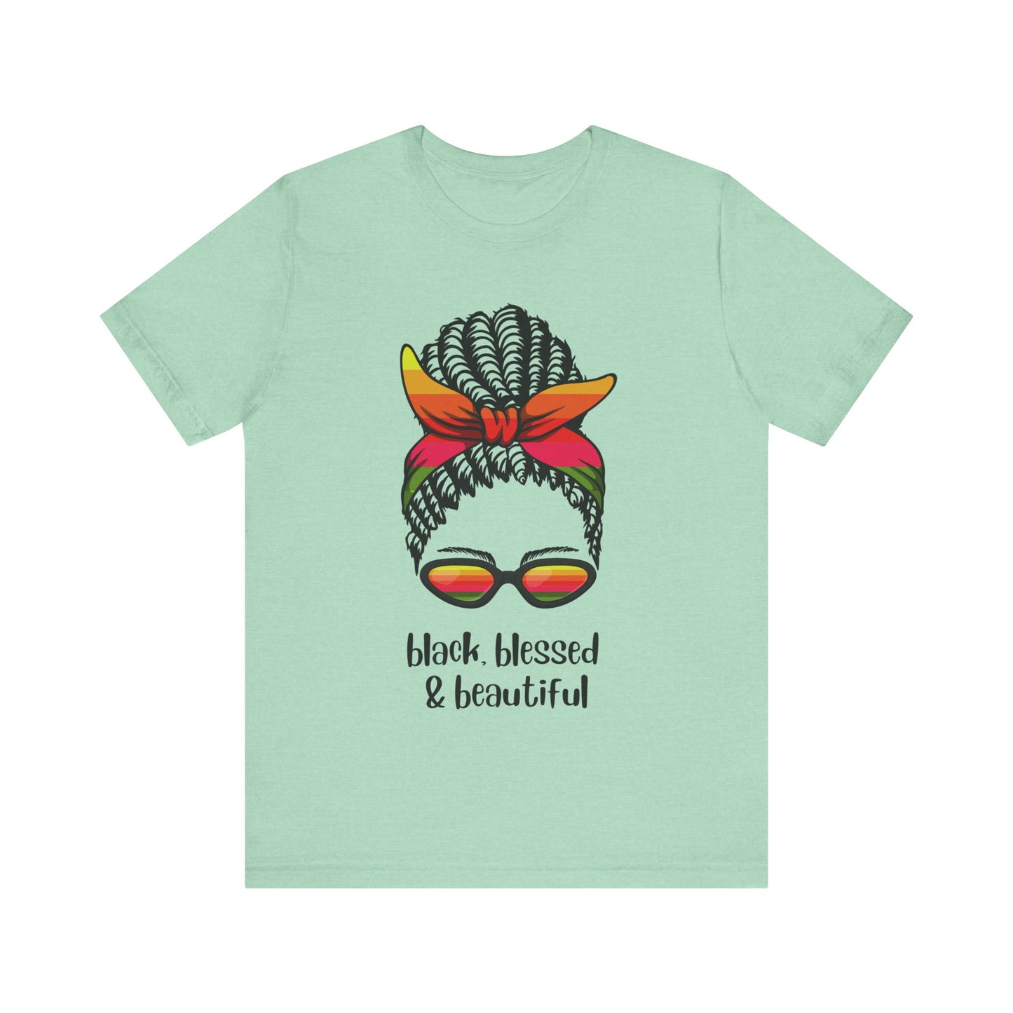 Black, Blessed, Beautiful, v2, T-Shirt
