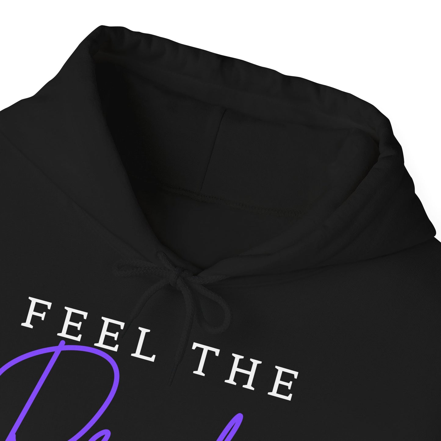 Feel The Pride of Being Black, white text, Hoodie