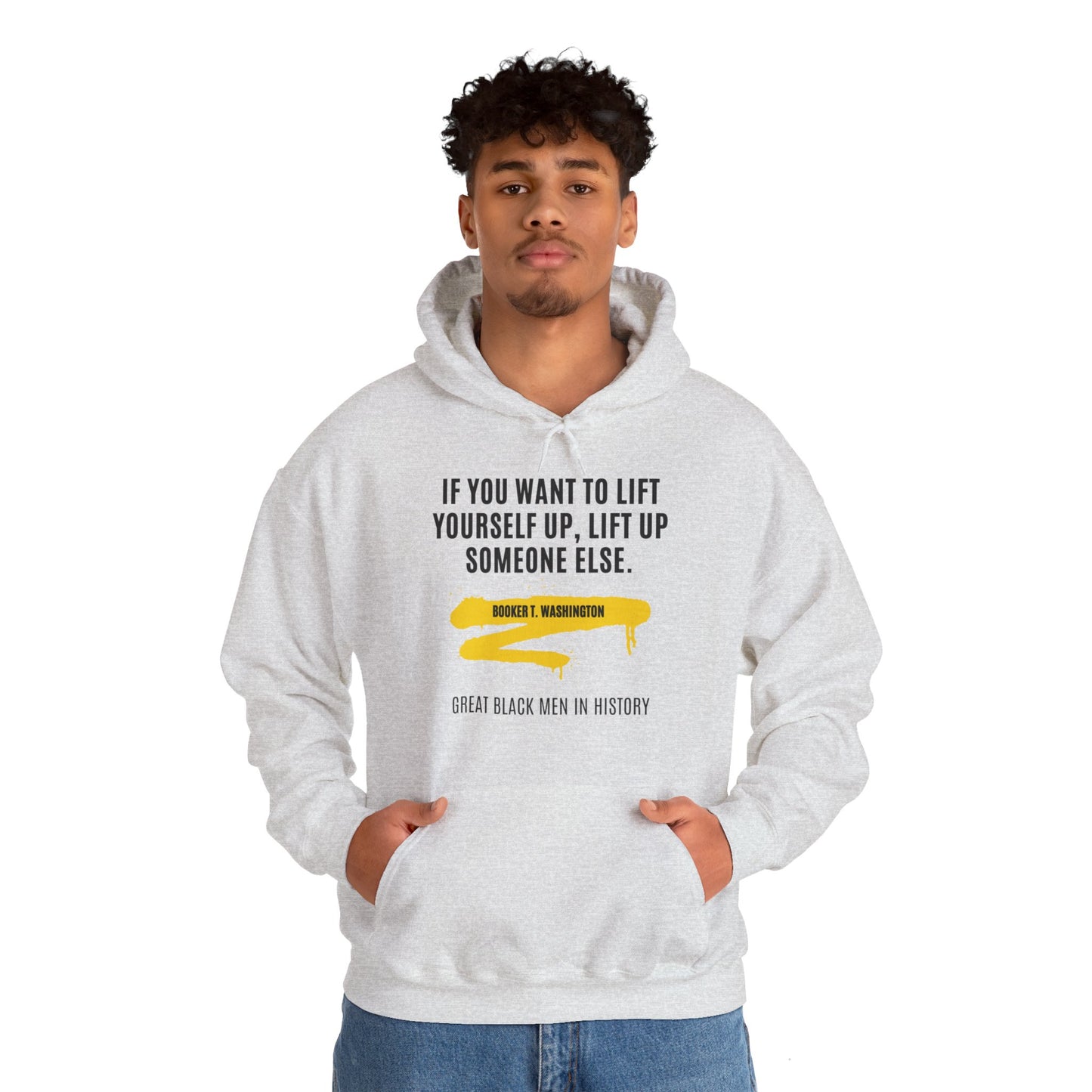 Booker T. Washington quote, Hoodie