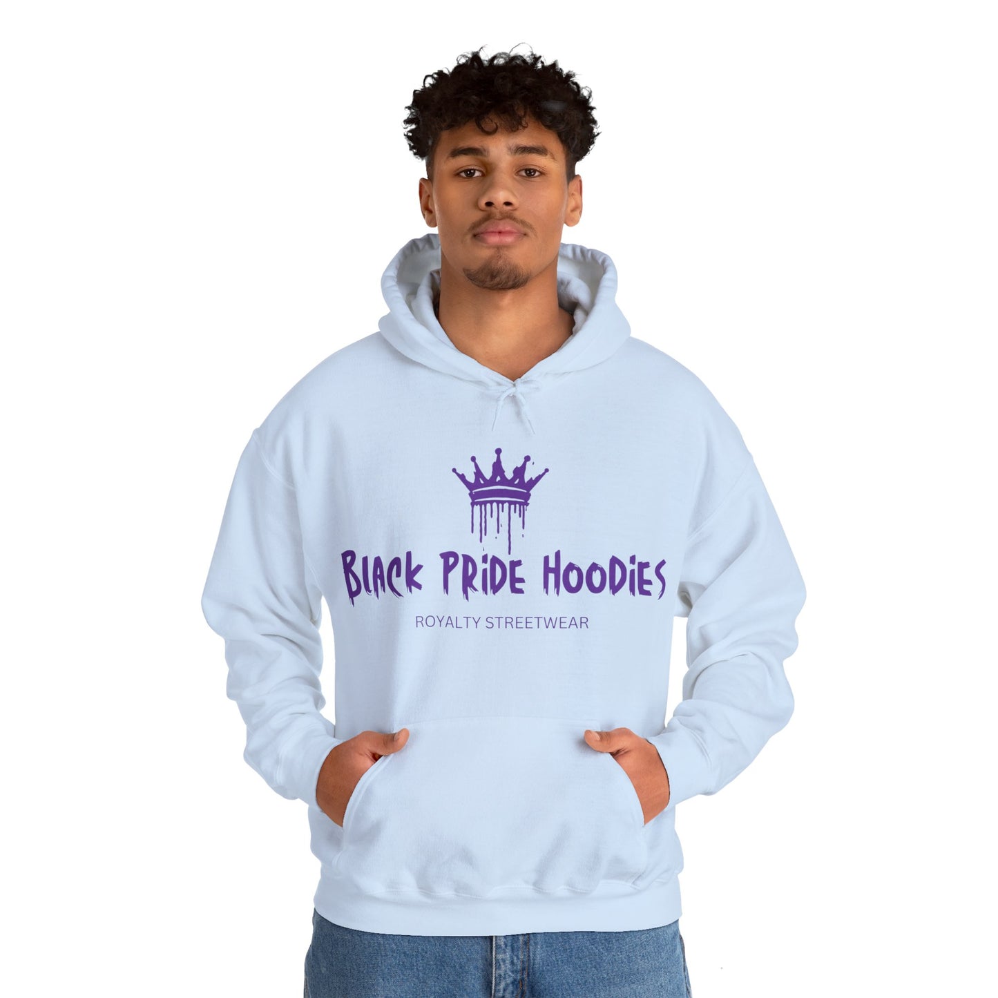 Black Pride Hoodies v2 in purple, Hoodie