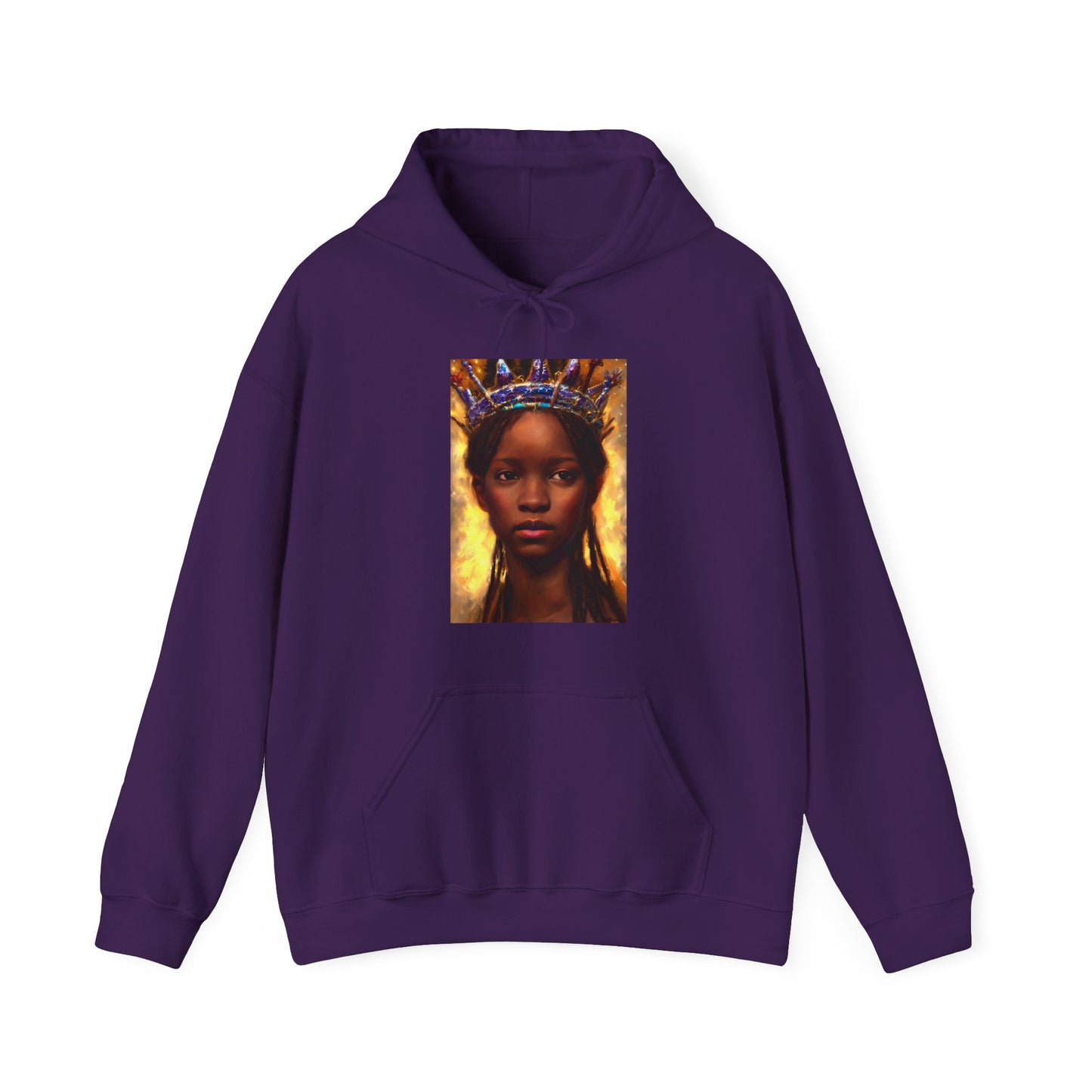Portrait of a young Black Queen, Hoodie