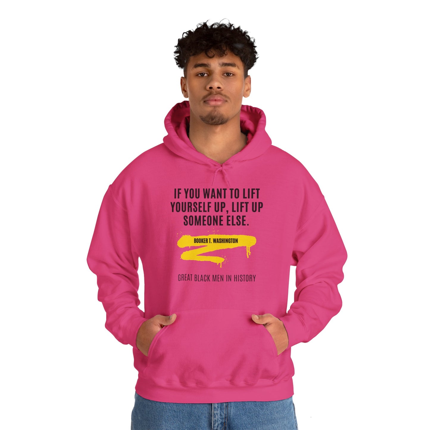 Booker T. Washington quote, Hoodie