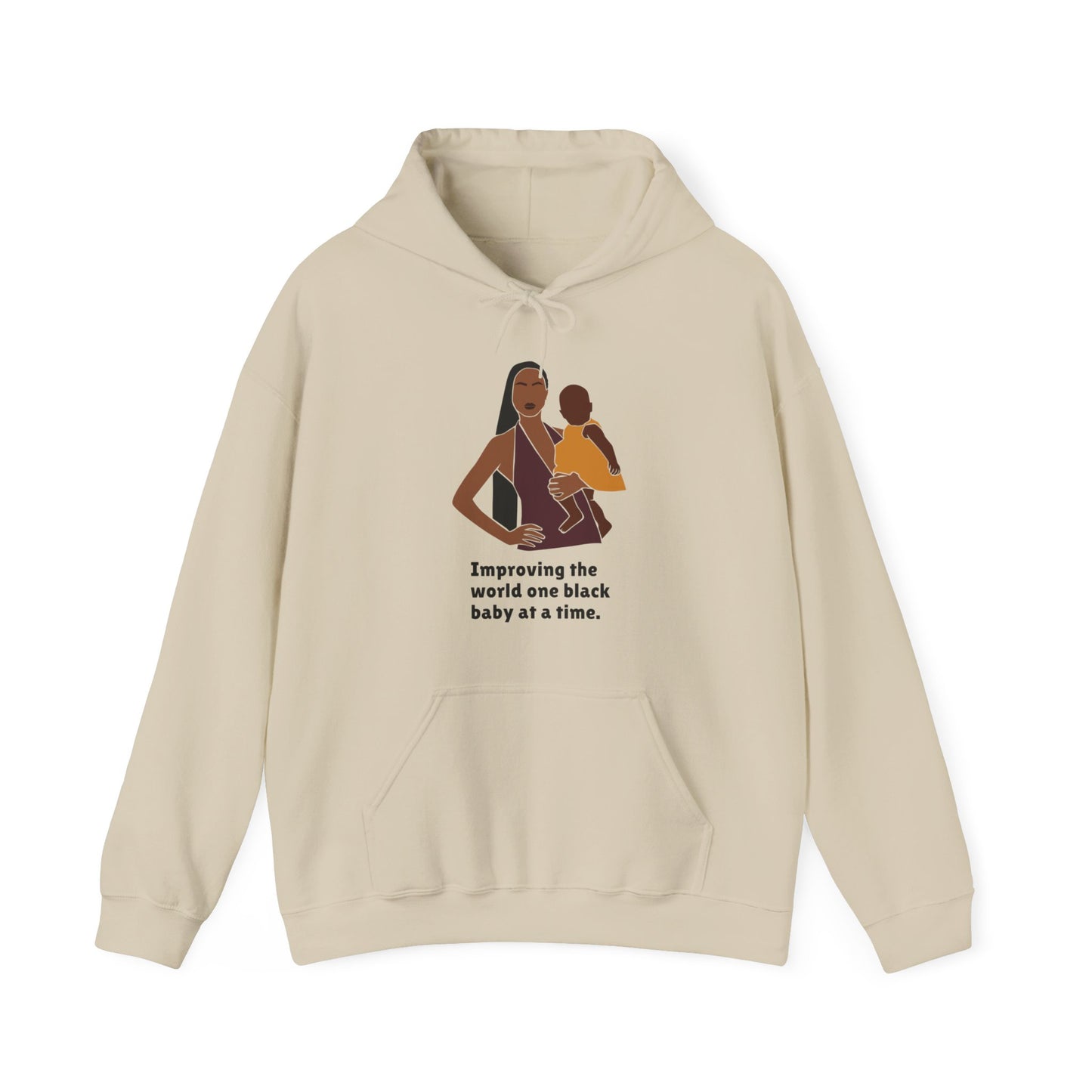 Improving The World One Black Baby At A Time v2, Hoodie