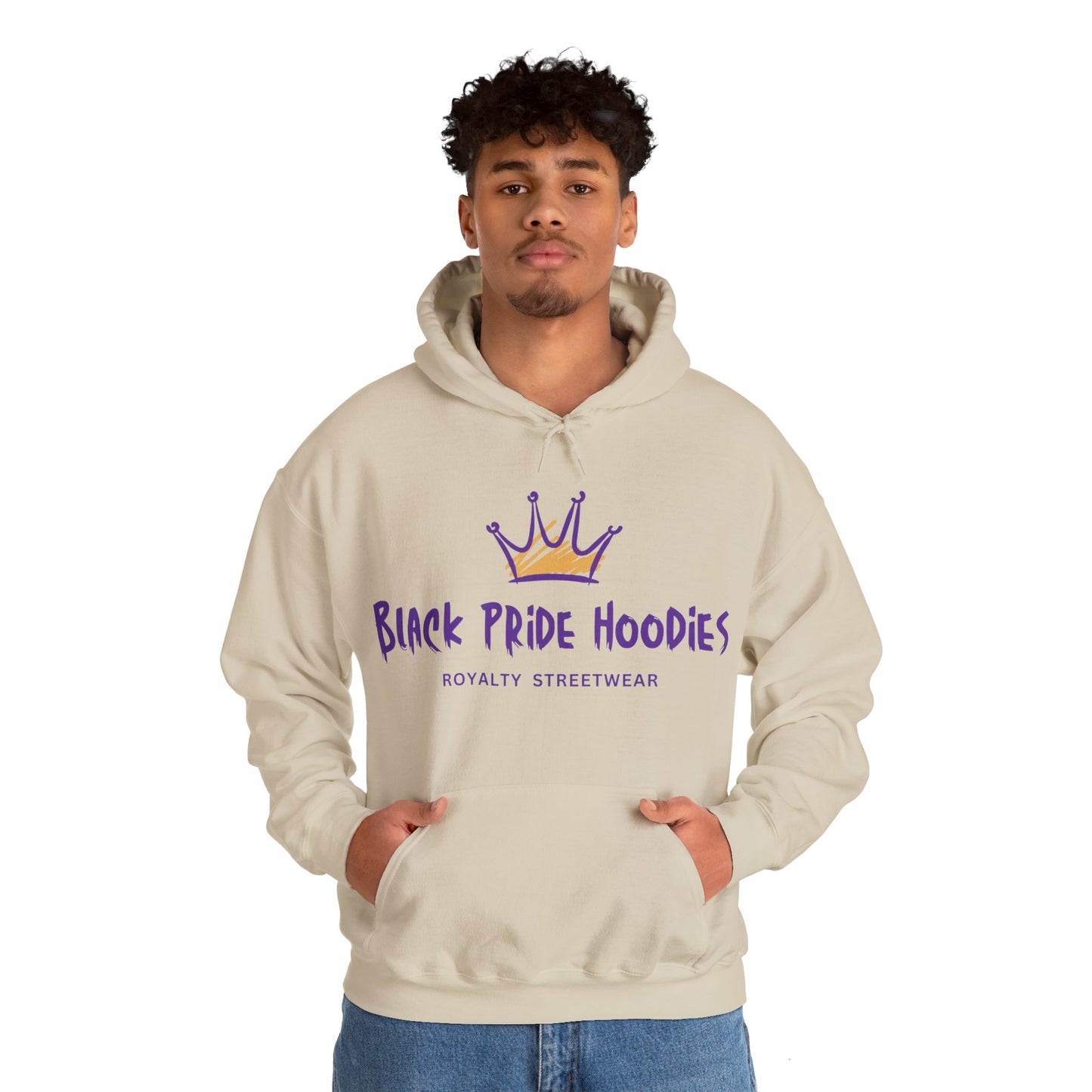 Black Pride Hoodies in purple, Hoodie