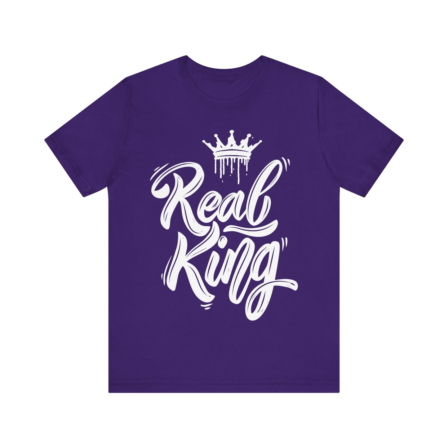 Real King, white text, T-Shirt