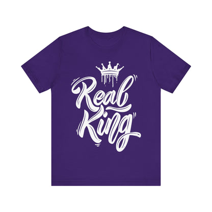 Real King, white text, T-Shirt