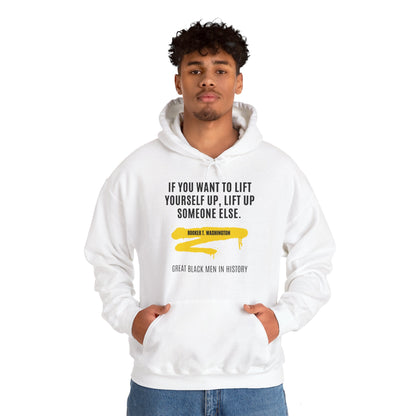 Booker T. Washington quote, Hoodie