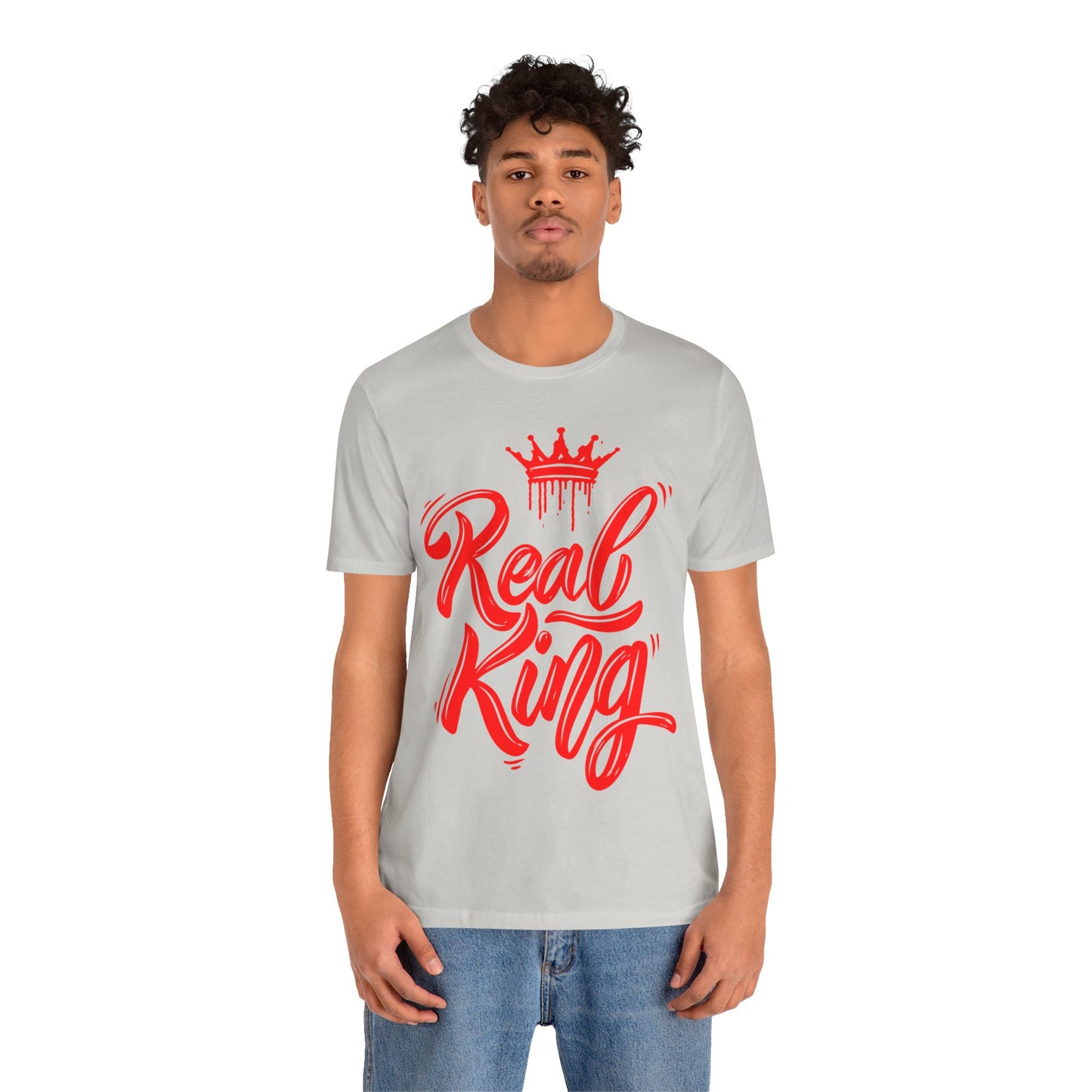 Real King, red text, T-Shirt