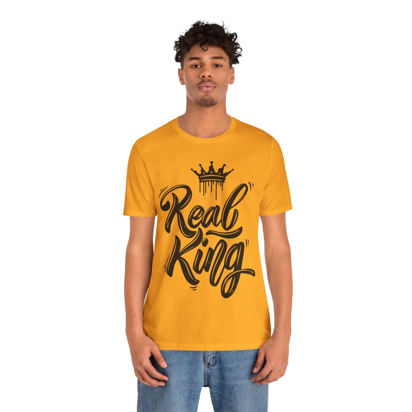 Real King, black text, T-Shirt