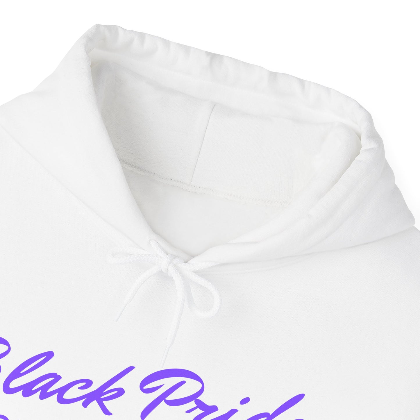 Black Pride Streetwear, purple text, Hoodie