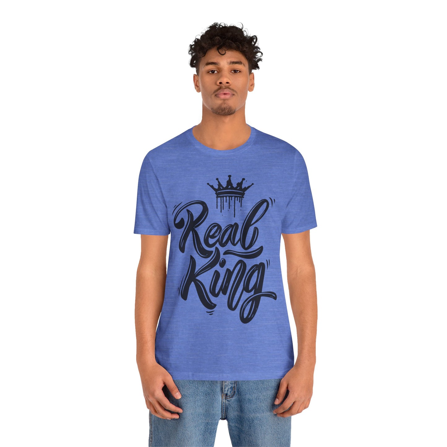 Real King, black text, T-Shirt