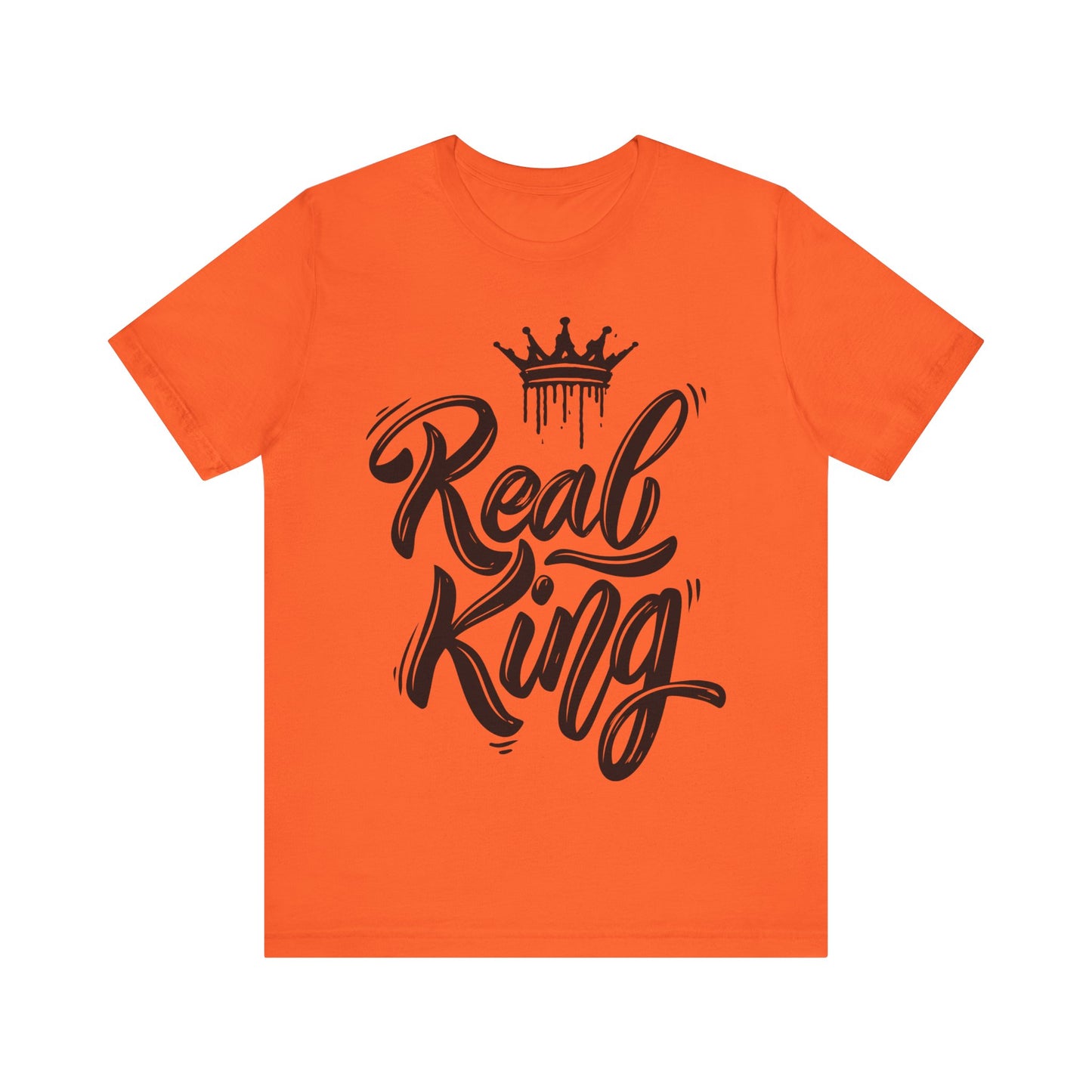 Real King, black text, T-Shirt