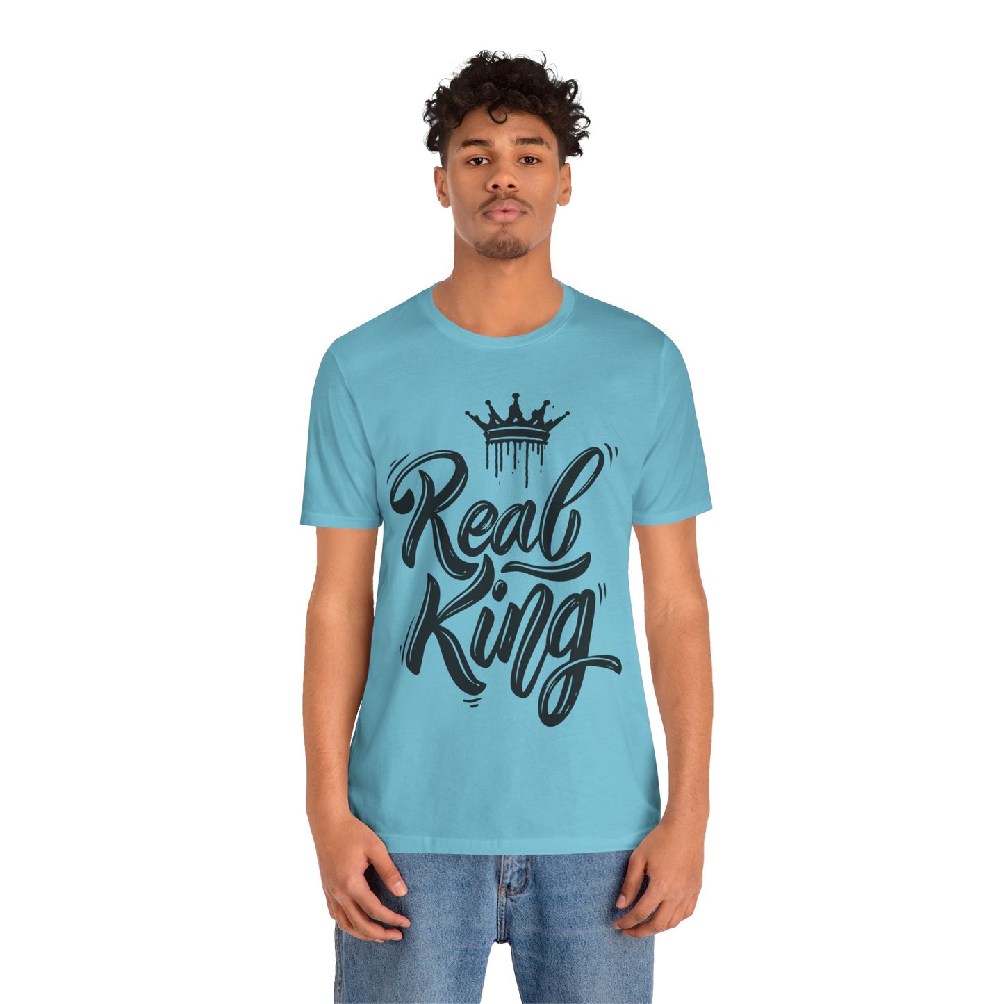 Real King, black text, T-Shirt