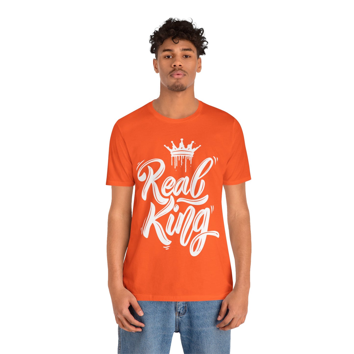 Real King, white text, T-Shirt