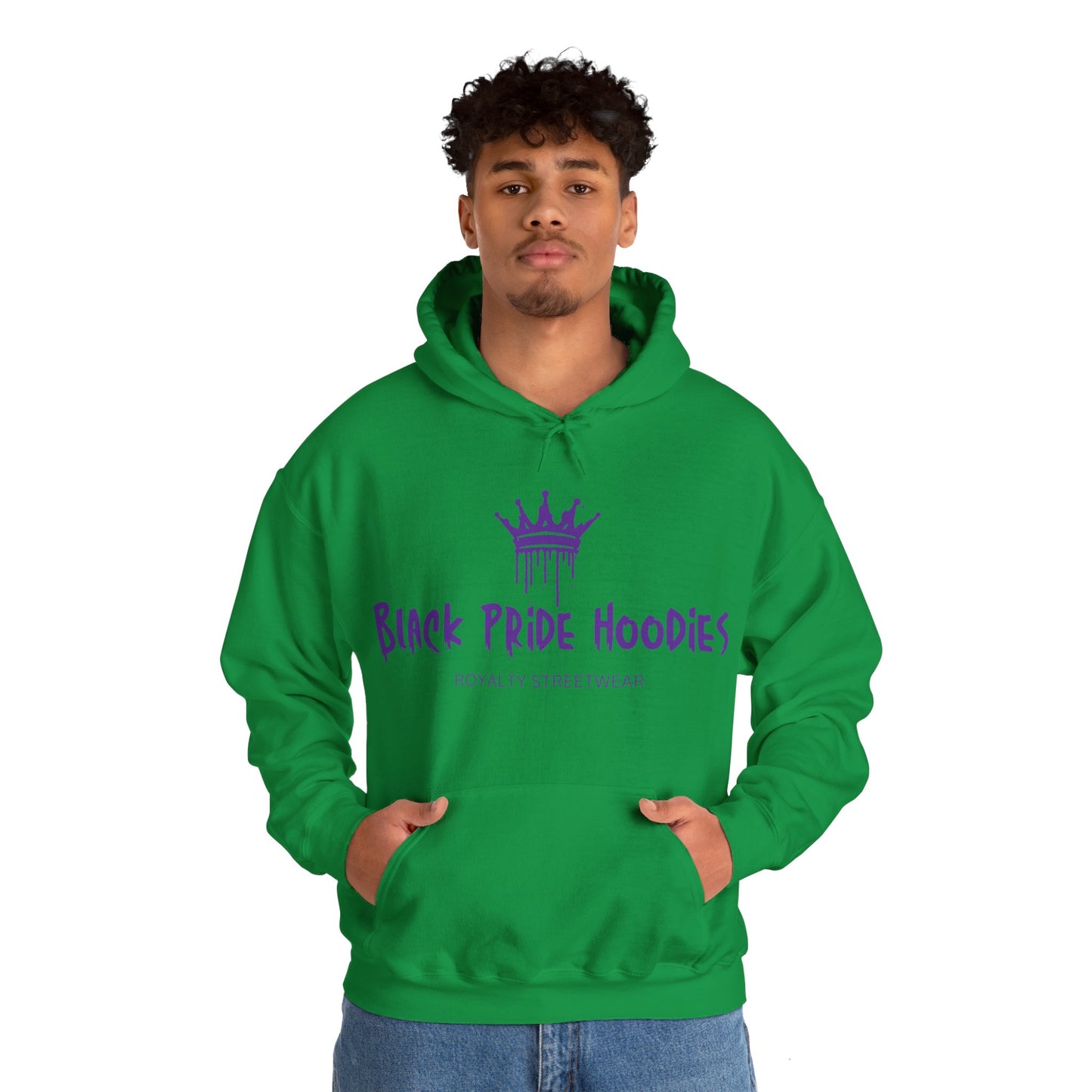 Black Pride Hoodies v2 in purple, Hoodie