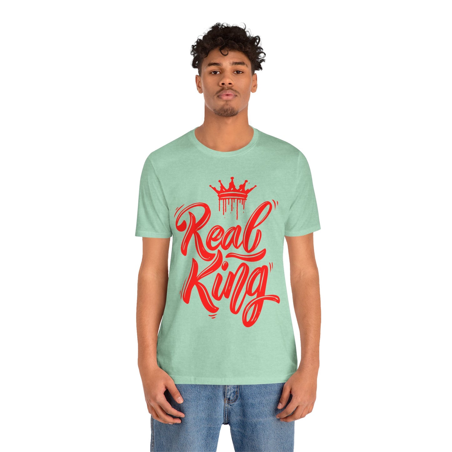 Real King, red text, T-Shirt