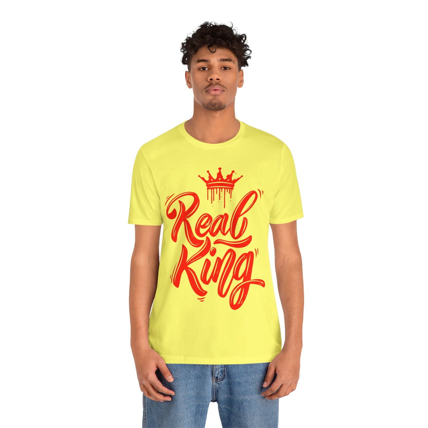 Real King, red text, T-Shirt