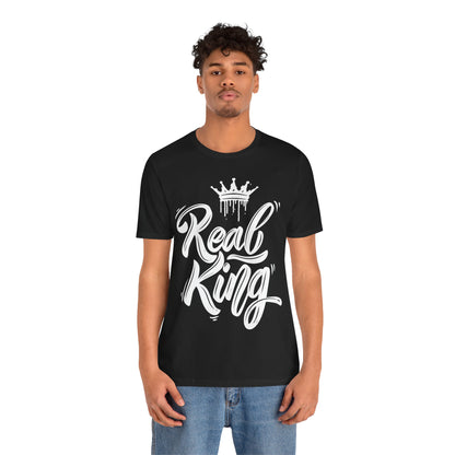 Real King, white text, T-Shirt