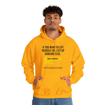 Booker T. Washington quote, Hoodie