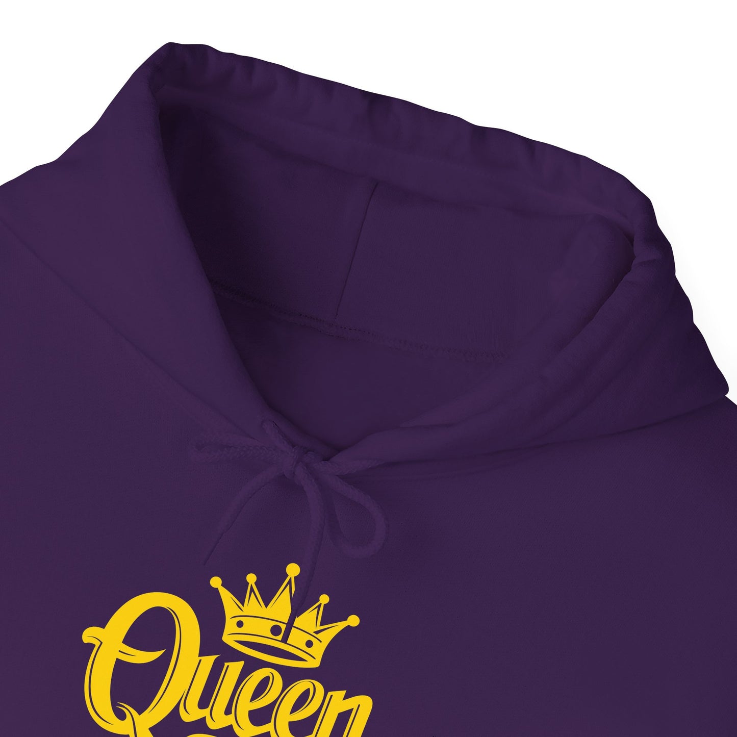 Queen-Born This Way, gold text, Hoodie