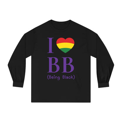 I Heart Being Black, Classic Long Sleeve T-Shirt