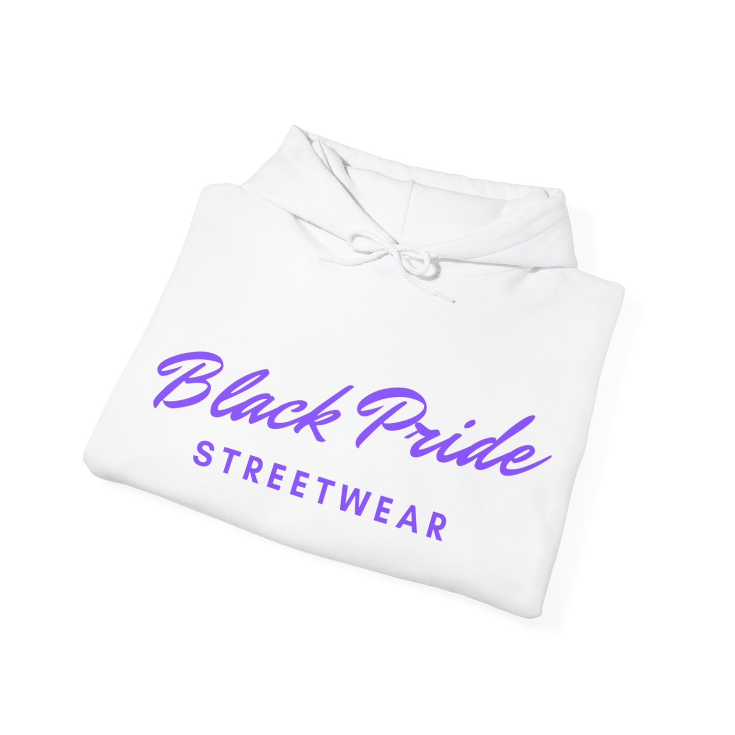 Black Pride Streetwear, purple text, Hoodie