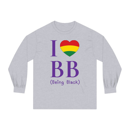 I Heart Being Black, Classic Long Sleeve T-Shirt