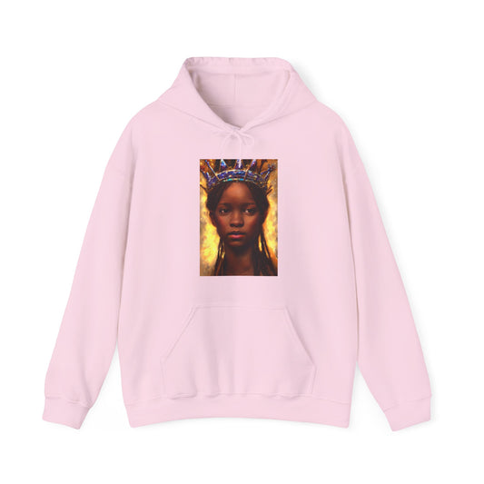 Portrait of a young Black Queen, Hoodie