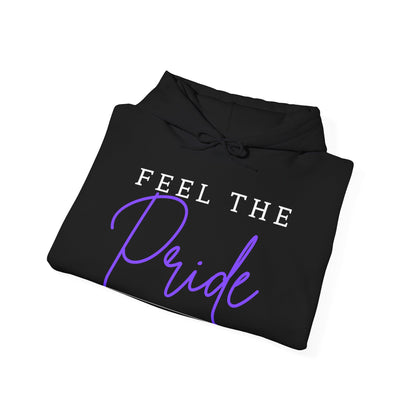 Feel The Pride of Being Black, white text, Hoodie