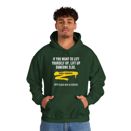 Booker T. Washington quote, v2, Hoodie